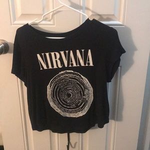 A nirvana t-shirt